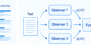 Scientific illustration for MOSAIC: Multiple Observers Spotting AI Content